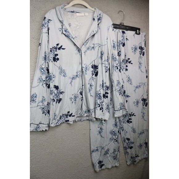 Nordstrom Lingerie Women's Pajama Set-Medium-Drawstring-Floral - Picture 1 of 16